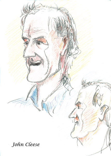 John Cleese från "Pang i Bygget" mm.